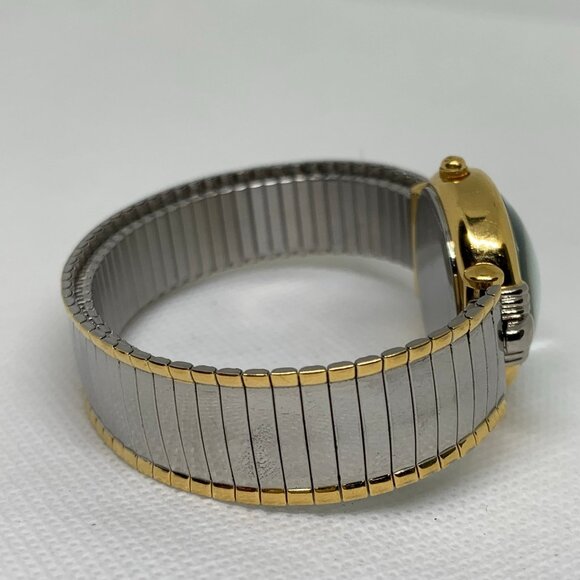 Women’s Vintage Fossil Gold two tone Watch 26mm Roman indices quartz running main image 4